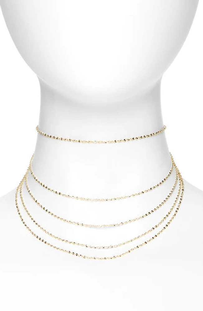 Panacea Five-Strand Choker in Gold at Nordstrom