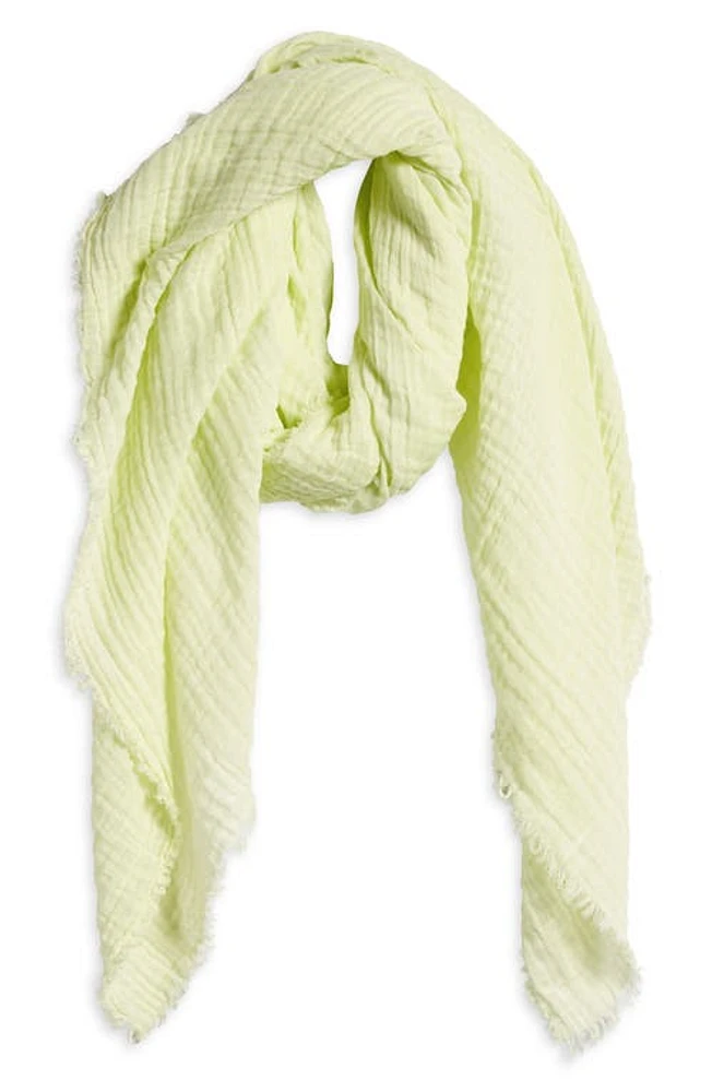 rag & bone Astra Textured Scarf in Gem Green at Nordstrom