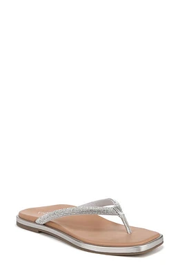 Vionic Vista Shine Flip Flop Silver at Nordstrom,