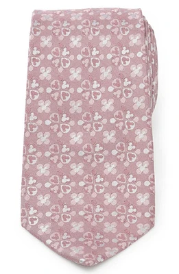 Cufflinks, Inc. x Disney Mickey Mouse Floral Silk Tie in Pink at Nordstrom