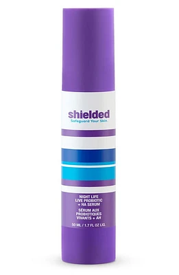 SHIELDED BEAUTY Night Life Live Probiotic + HA Serum at Nordstrom, Size One Size Oz