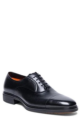 Santoni Cap Toe Oxford Black at Nordstrom,