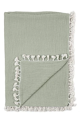 CRANE BABY Muslin Blanket in Fern at Nordstrom