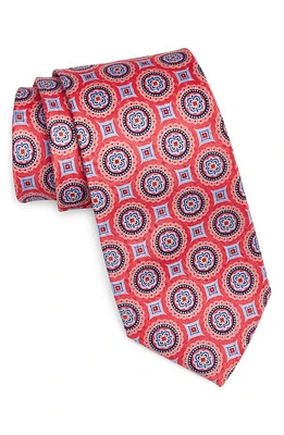 Nordstrom Medallion Silk Tie in Coral at Nordstrom