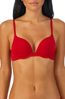 On Gossamer Sleek Micro Lace Underwire Convertible Push-Up Bra at Nordstrom,