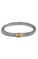 John Hardy Classic Chain Reversible 6.5mm Bracelet in Metallic Silver at Nordstrom