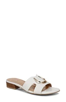 Naturalizer Misty Slide Sandal White Leather at Nordstrom,