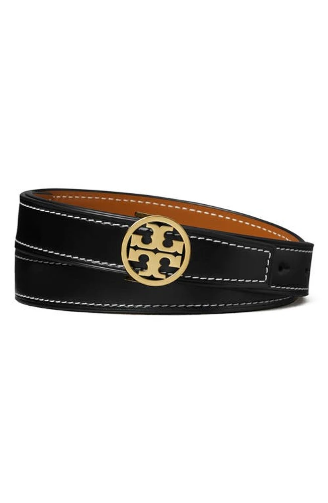 Tory Burch Miller Reversible Leather Belt at Nordstrom,