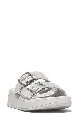 FitFlop F-Mode Shimmer Buckle Sandal at Nordstrom,