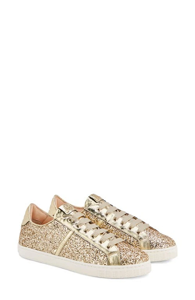 AGL Sade Glitter Sneaker in Platinum at Nordstrom, Size 6