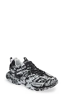 Balenciaga Track Graffiti Sneaker Black/White at Nordstrom,