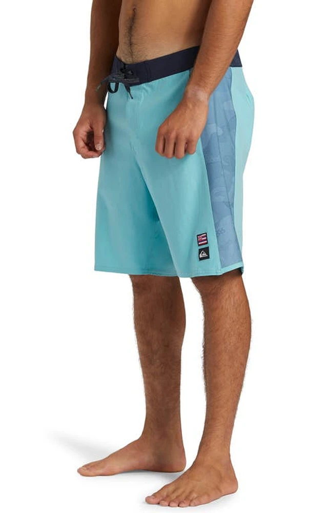 Quiksilver Surfsilk Hawaii Arch Board Shorts Marine Blue at Nordstrom,