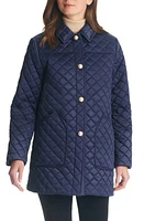 Kate Spade New York quilted snap jacket in Midnight Navy at Nordstrom, Size Xx-Large