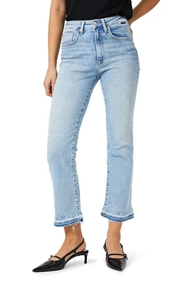 Mavi Jeans Anika High Waist Fray Hem Crop Flare Light Flex Blue at Nordstrom, X 27