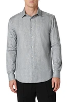 Bugatchi James OoohCotton Chambray Print Button-Up Shirt at Nordstrom,