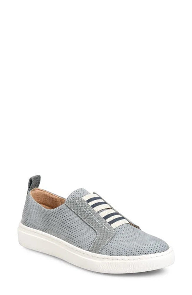 Comfortiva Tacey Leather Slip-On Sneaker Slate at Nordstrom,