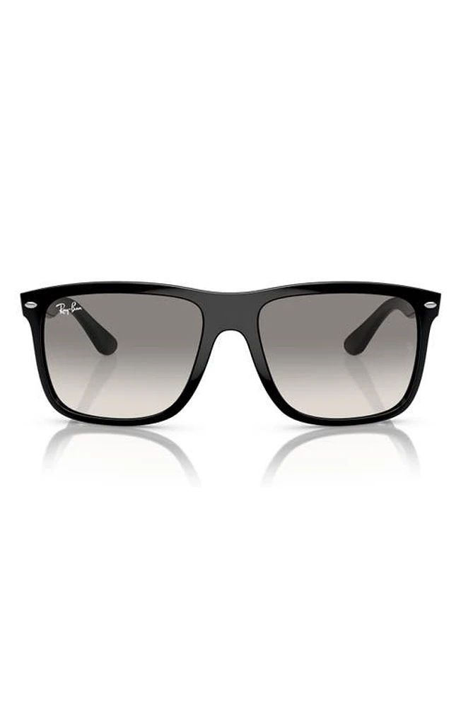 Ray-Ban Boyfriend Two 60mm Gradient Square Sunglasses in Black at Nordstrom