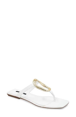 bcbg Kima Flip Flop White at Nordstrom,