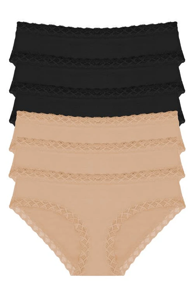 Natori Bliss 6-Pack Cotton Girl Briefs at Nordstrom,