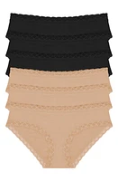 Natori Bliss 6-Pack Cotton Girl Briefs at Nordstrom,