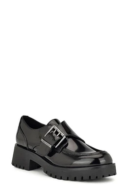 Nine West Araise Monk Strap Platform Loafer Blk01 at Nordstrom,