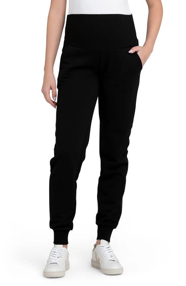 Ripe Maternity Taylor Over the Bump Joggers Black at Nordstrom,