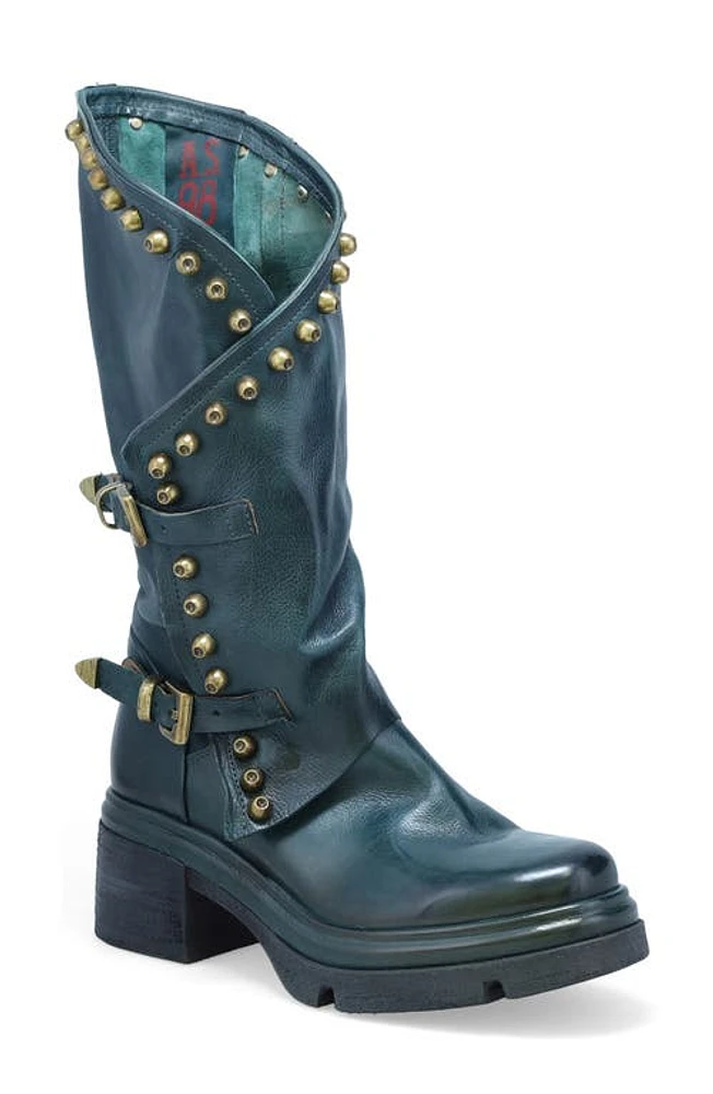 A. S.98 Easton Studded Boot Teal at Nordstrom,