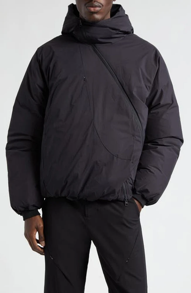 POST ARCHIVE FACTION 5.1 Water Resistant Down Center Jacket in Black at Nordstrom, Size X-Large