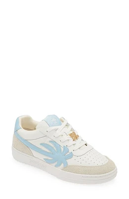 Palm Angels Beach University Sneaker White/Light Blue at Nordstrom,