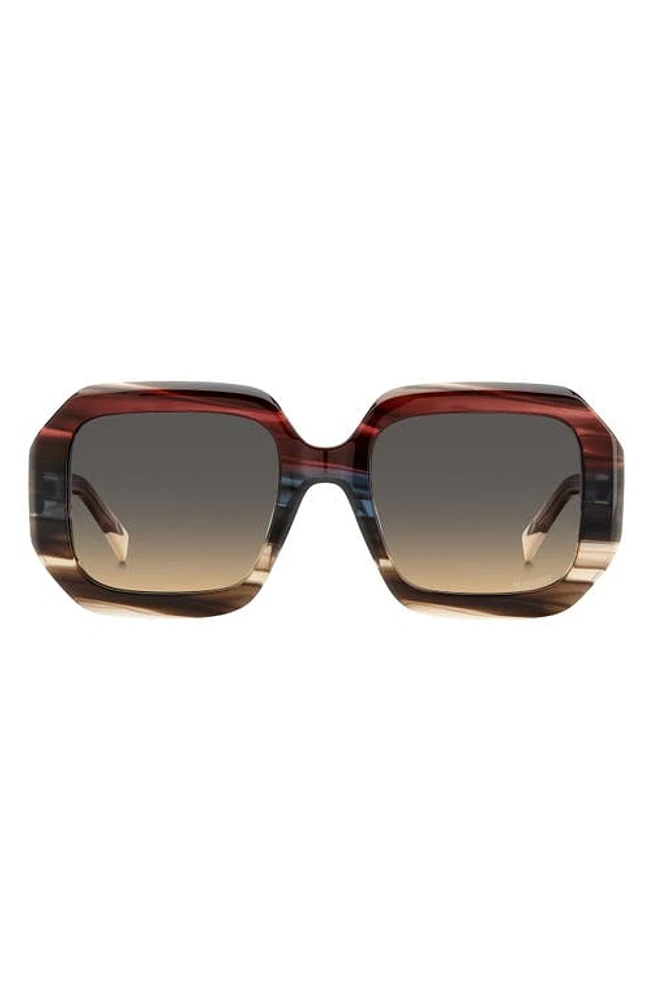 Missoni 50mm Square Sunglasses in Brown Red/Brown Ochre at Nordstrom