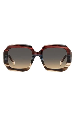 Missoni 50mm Square Sunglasses in Brown Red/Brown Ochre at Nordstrom