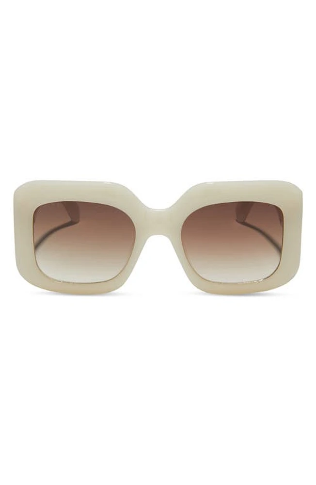 DIFF Giada 52mm Gradient Square Sunglasses in Brown Gradient at Nordstrom