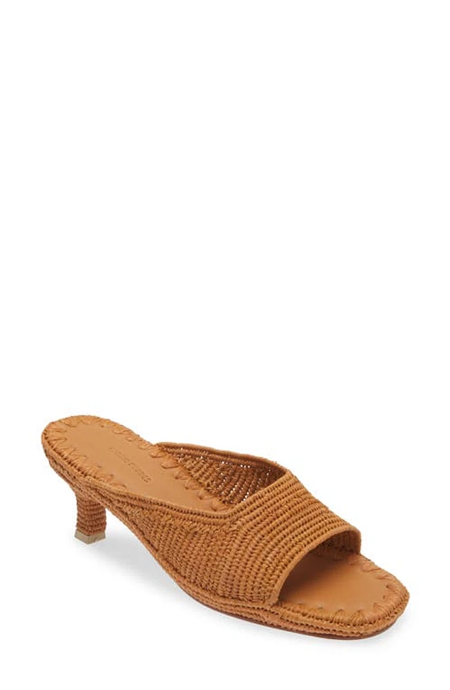 Carrie Forbes Port Slide Sandal Cognac at Nordstrom,