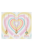 Capelli New York Kids' Assorted 3-Pack BFF Mushroom Pendant Necklaces in Multi at Nordstrom