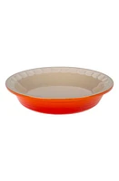 Le Creuset 9-Inch Stoneware Pie Dish in Flame at Nordstrom