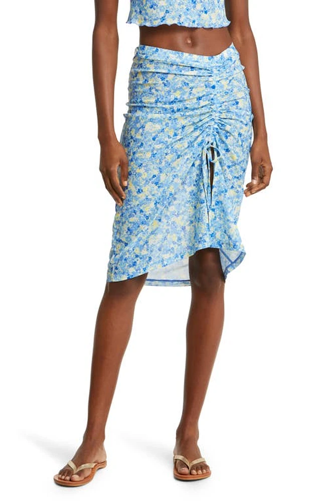 Kulani Kinis Ruched Cover-Up Midi Skirt Love Story at Nordstrom,