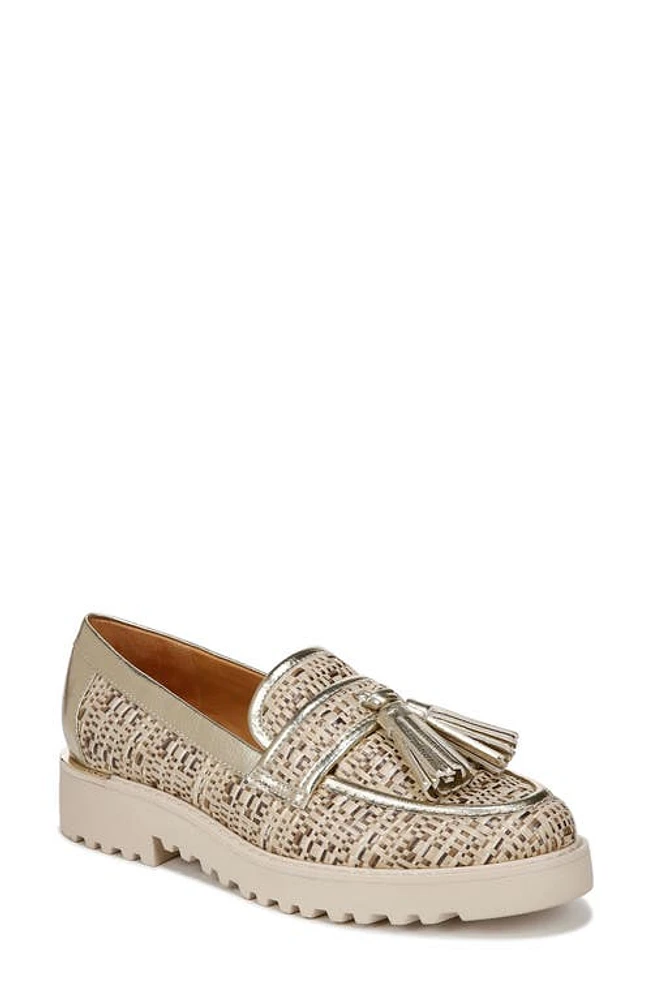 Franco Sarto Carolyn Low Tassel Loafer Gold Multi at Nordstrom,