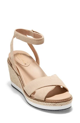 Cole Haan Cloudfeel Espadrille Wedge Sandal Sesame/Nat Jute/Dk Nat Welt/ at Nordstrom,