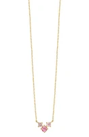 Bony Levy 14K Gold Pink Tourmaline Pendant Necklace in Yellow Gold at Nordstrom, Size 18