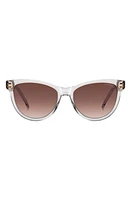 Carrera Eyewear 54mm Cat Eye Sunglasses in Grey/Brown Gradient at Nordstrom