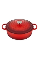 Le Creuset Signature 6 3/4-Quart Round Wide French/Dutch Oven in Cerise at Nordstrom