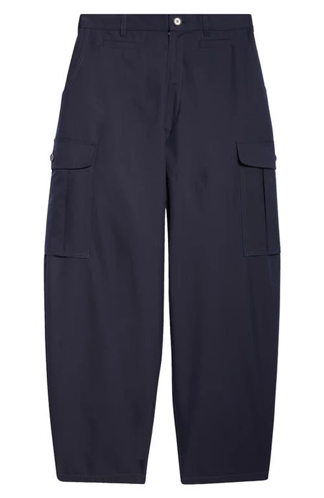 Sky High Farm Workwear Gender Inclusive Perennial Logo Cargo Pants Navy at Nordstrom,