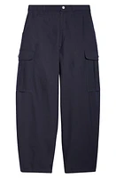 Sky High Farm Workwear Gender Inclusive Perennial Logo Cargo Pants Navy at Nordstrom,