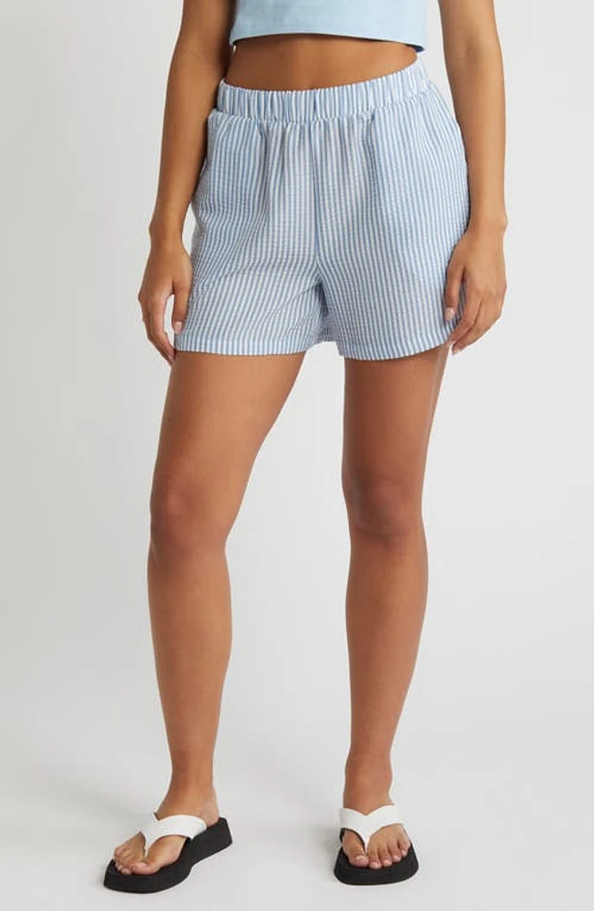 Noisy may Luna High Waist Seersucker Shorts at Nordstrom,