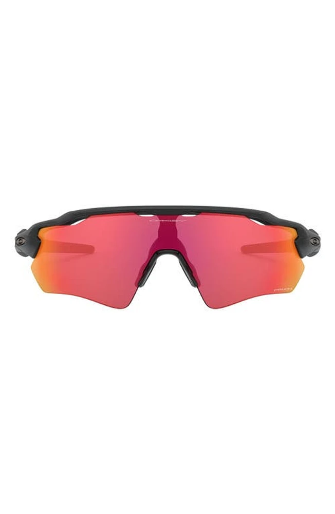 Oakley Radar EV Path Prizm 138mm Wrap Sunglasses in Matte Black at Nordstrom