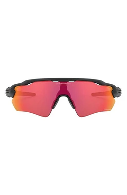 Oakley Radar EV Path Prizm 138mm Wrap Sunglasses in Matte Black at Nordstrom