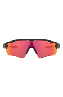 Oakley Radar EV Path Prizm 138mm Wrap Sunglasses in Matte Black at Nordstrom