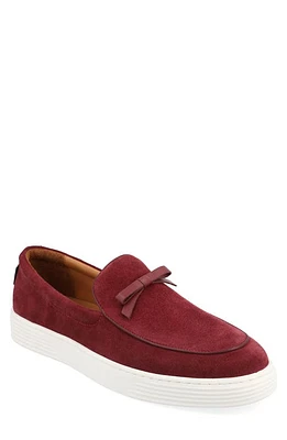 TAFT 365 Suede Loafer Cherry at Nordstrom,