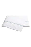 Matouk Essex 350 Thread Count Flat Sheet in Pool at Nordstrom