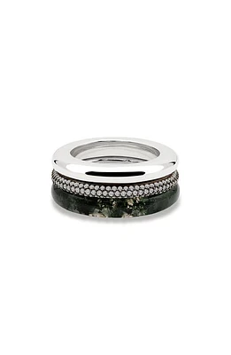 BY PARIAH Aurea Diamond Stack Ring White at Nordstrom,